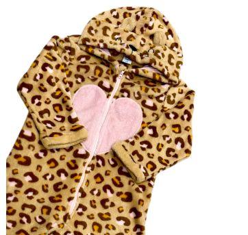 Macacão Kigurumi oncinha - 6 anos - Tip Top