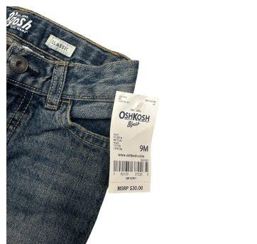 Calça jeans Oshkosh nova - 9 meses - Oshkosh B´gosh e Ampelman