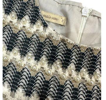 Vestido de festa Um mais Um - 8 anos - Um mais um