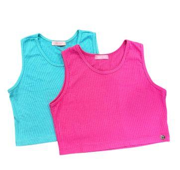 Kit 2 Croppeds Piang Pee - 12 anos - Não informada