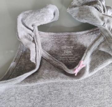 Conjunto Carter`s Body de alcinha + shorts - tam. 24M - 18 a 24 meses - Carter`s