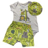 Conjuntinho de Verão Safari Elian baby - 0 a 3 meses - Elian Baby