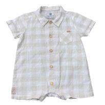 Romper xadrez Um mais Um - 6 a 9 meses - Um mais um