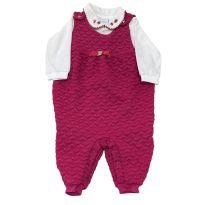 Conjuntinho de inverno Body Plush + Macacão Plush Paraíso - 3 meses - Paraíso