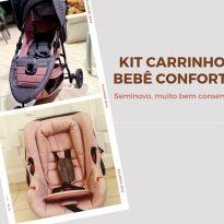 Carrinho com Bebê conforto - Cosco Travel System Duo Jetty -  - Cosco