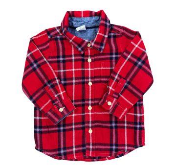 Camisa Xadrez Gap - 12 a 18 meses - Gap Kids