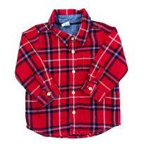 Camisa Xadrez Gap - 12 a 18 meses - Gap Kids