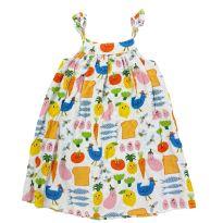 Vestido Estampado Fábula - 6 anos - Fábula