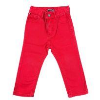 Calça Sarja Vermelha Tommy Hilfiger - 18 meses - Tommy Hilfiger