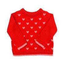 Blusa Tricô Vermelho Gap - 6 a 9 meses - Gap Kids
