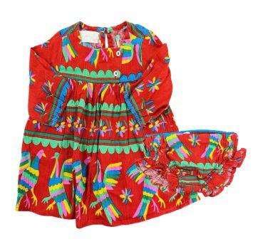 Vestido Estampado Fábula - 6 meses - Fábula