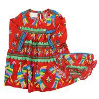 Vestido Estampado Fábula - 6 meses - Fábula