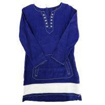 Vestido Azul e Branco Tommy Hilfiger - 6 anos - Tommy Hilfiger