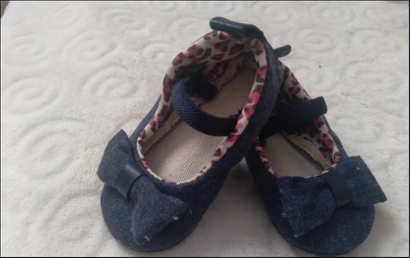 Sapatinho Bebê Tenis Pimpolho - Jeans