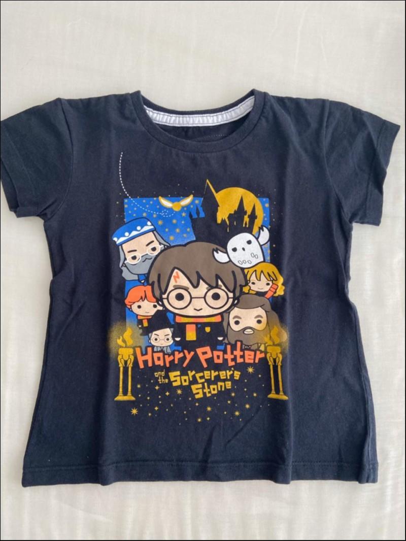Camiseta De Manga Curta Harry Potter 4 Anos No Ficou Pequeno Desapegos De Roupas Quase Novas Ou Nunca Usadas Para Bebes Criancas E Mamaes