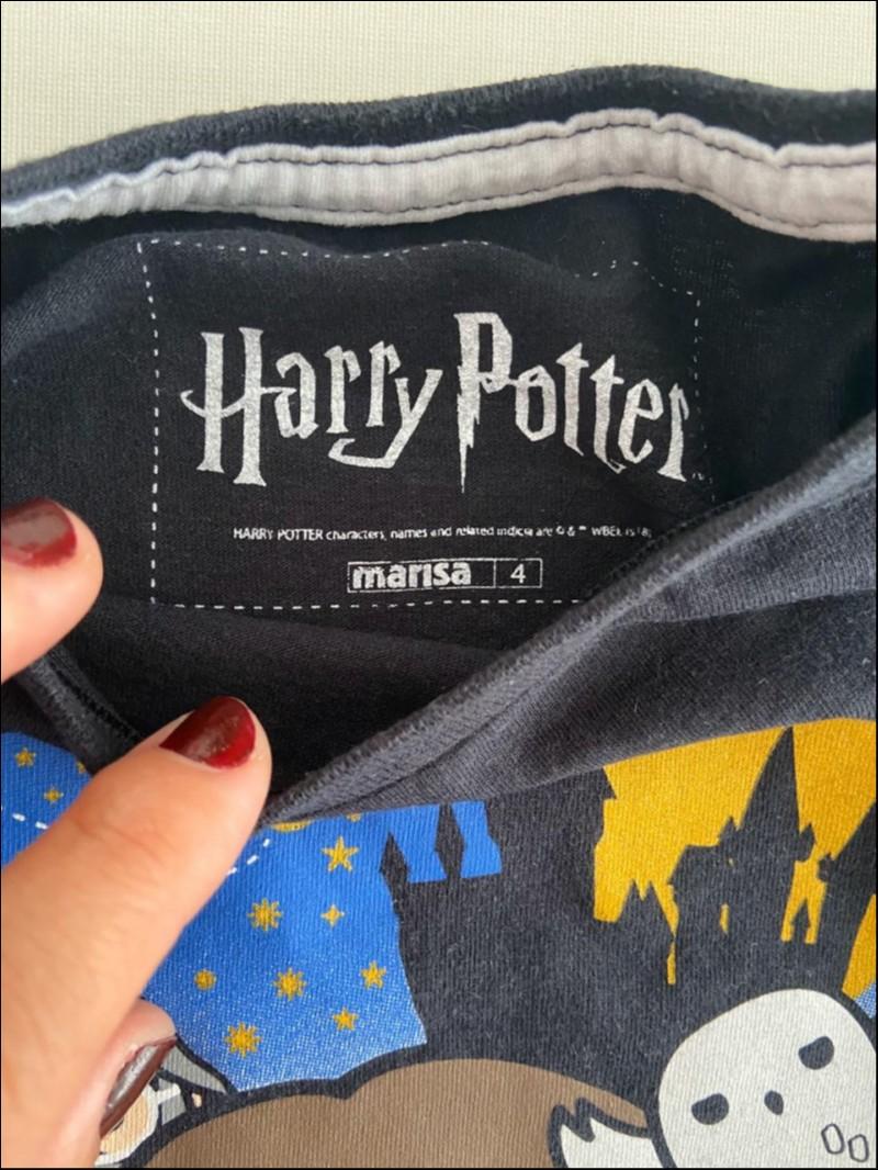 Camiseta De Manga Curta Harry Potter 4 Anos No Ficou Pequeno Desapegos De Roupas Quase Novas Ou Nunca Usadas Para Bebes Criancas E Mamaes