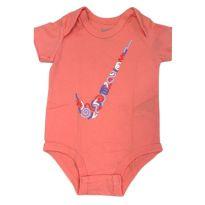 Body Rosa Salmão Nike - 3 a 6 meses - Nike