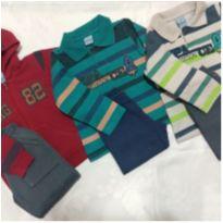 Conjunto Moletom 6 peças - 3 anos - Abrange