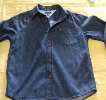 camisa jeans tommy hilfiger
