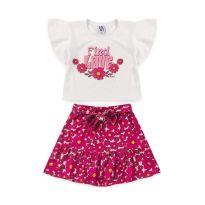 Conjunto Branco e Rosa - 6 anos - Outros