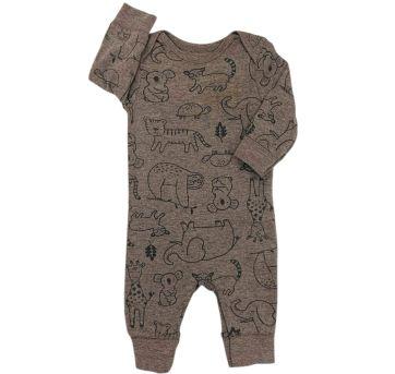 Macacão com Estampa de Animais Carter´s - 3 meses - Carter`s