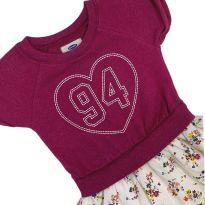 Vestido Manga Curta  Old Navy - 12 a 18 meses - Old Navy