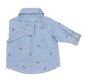 Camisa Social com Estampa de Aviões Carter´s - Recém Nascido - Carter`s