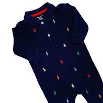 Macacão Azul Marinho Ralph Lauren - 6 meses - Ralph Lauren