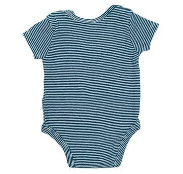 Body Manga Curta Listrado Carter´s - 3 meses - Carter`s