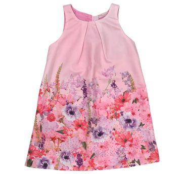Vestido com Estampa Floral Mon Sucré - 3 anos - Mon Sucré