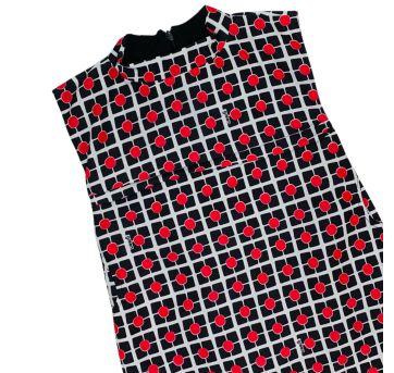 Vestido Geométrico Green - 18 meses - Green