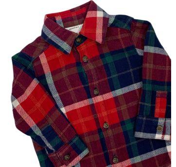 Camisa Xadrez Carter´s - 3 a 6 meses - Carter`s