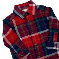 Camisa Xadrez Carter´s - 3 a 6 meses - Carter`s