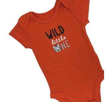 Body Manga Curta Wild Little One Carter´s - Recém Nascido - Carter`s