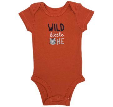 Body Manga Curta Wild Little One Carter´s - Recém Nascido - Carter`s