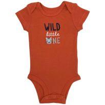 Body Manga Curta Wild Little One Carter´s - Recém Nascido - Carter`s