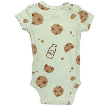 Body Manga Curta Coockies & Milk Carter´s - Recém Nascido - Carter`s