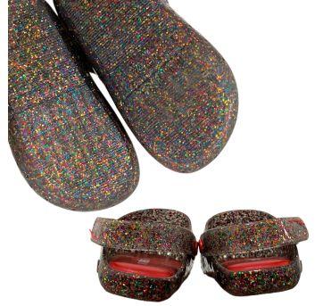 Mini Melissa Modelo Crocs com Glitter - 20 - Mini Melissa