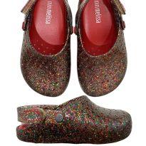Mini Melissa Modelo Crocs com Glitter - 20 - Mini Melissa