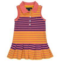 Vestido Polo Listrado Tommy Hilfiger - 1 ano - Tommy Hilfiger