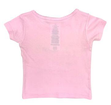 Blusa Rosa Manga Curta "I Flip For Bedtime" Carter´s - 1 ano - Carter`s