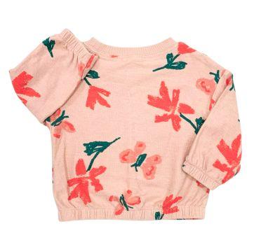 Blusa Moletom Flores e Borboletas Carter´s - 1 ano - Carter`s