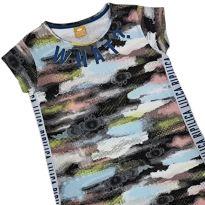 Vestido Estampado "What" Lilica Ripilica - 4 anos - Lilica Ripilica