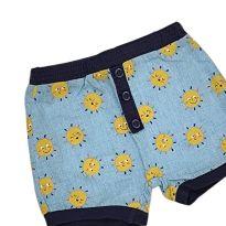 Short de Sol Alphabetinho - 6 a 9 meses - Alphabeto