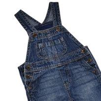 Jardineira Jeans Genuine Baby OshKosh - 9 a 12 meses - OshKosh e Genuine Kids  OshKosh