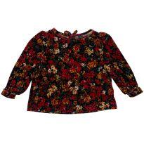 Vestido Florido Manga Longa Old Navy - 2 anos - Old Navy