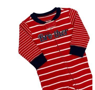 Macacão Vermelho "Little Brother" Carter´s - 3 meses - Carter`s