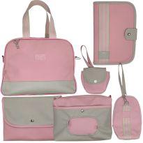 Kit Bolsa Maternidade Rosa La Lara - Sem faixa etaria - Outro
