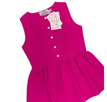Vestido Rosa Chispita - 6 anos - Outro