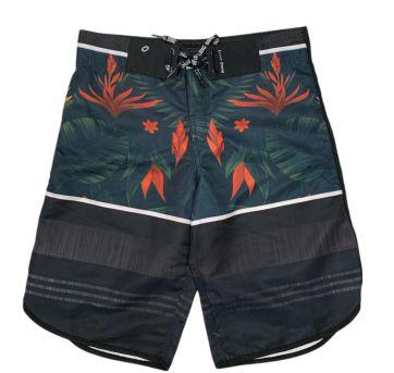 Bermuda com Estampa Tropical Long Bang - 12 anos - Outro